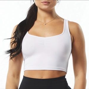 alphalete ultrasoft square neck tank